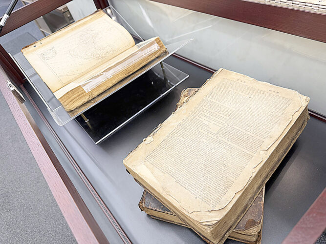 Library displays pre-Revolutionary encyclopedia set